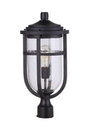 Voyage 1 Light 9.5" Outdoor Post Lantern in Midnight