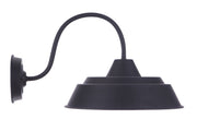 Landmark 1 Light 12" Outdoor Wall Lantern in Midnight