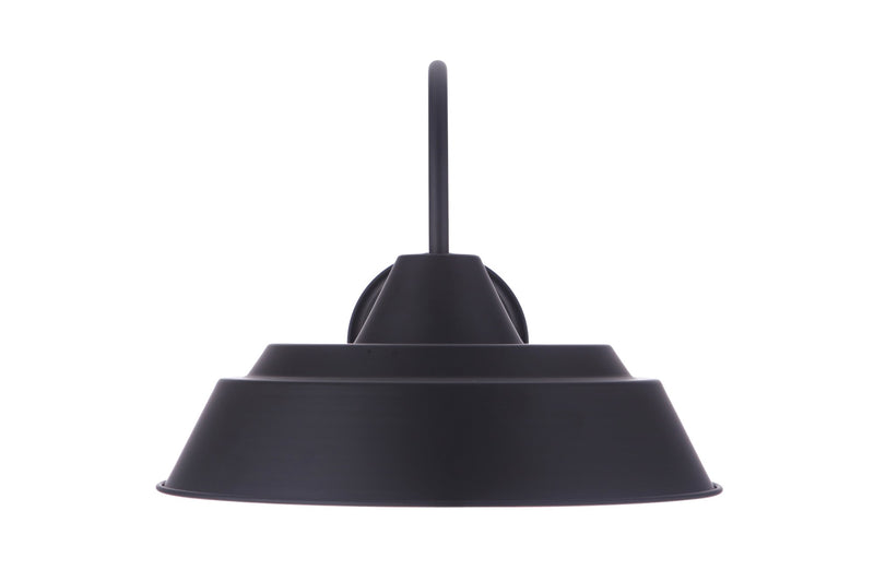 Landmark 1 Light 15" Outdoor Wall Lantern in Midnight