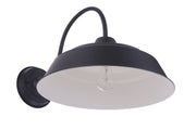 Landmark 1 Light 15" Outdoor Wall Lantern in Midnight