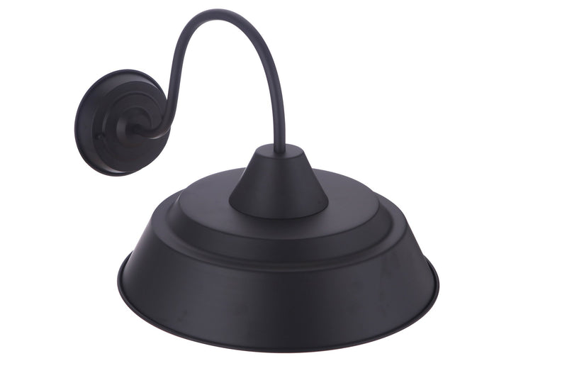 Landmark 1 Light 15" Outdoor Wall Lantern in Midnight