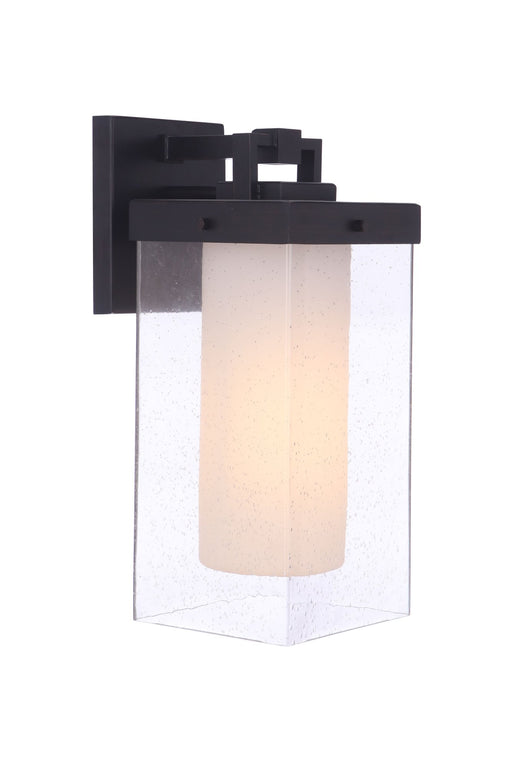 Hayner 1 Light 7.63" Medium Outdoor Wall Lantern in Midnight