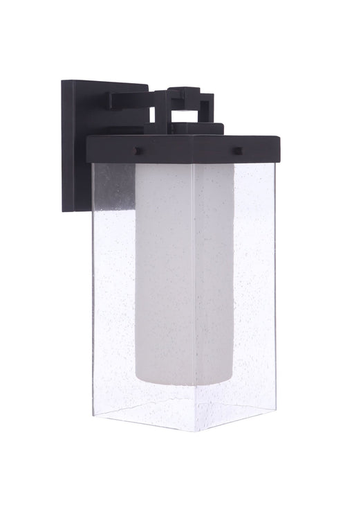 Hayner 1 Light 7.63" Medium Outdoor Wall Lantern in Midnight