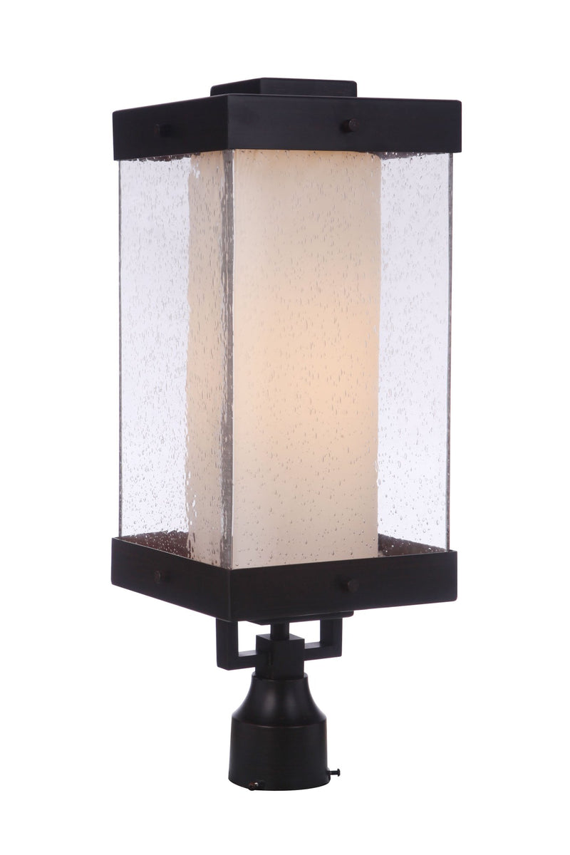 Hayner 1 Light 8.88" Outdoor Post Mount in Midnight