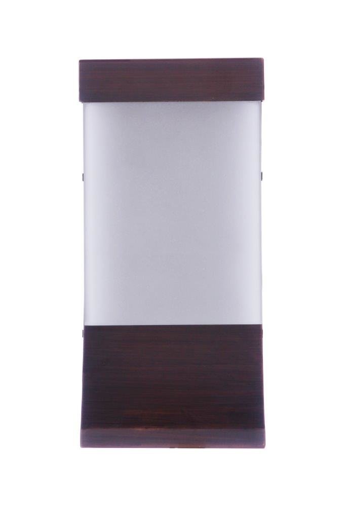 Vault 1 Light 12" LED Outdoor Wall Lantern in Aged Bronze Brushed