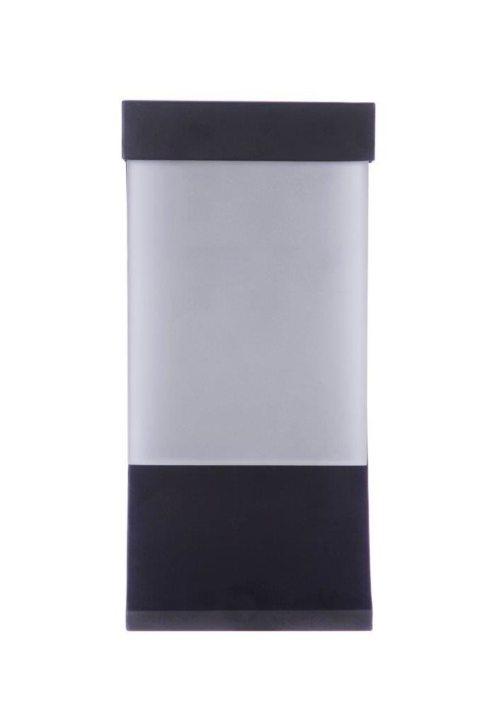 Vault 1 Light 12" LED Outdoor Wall Lantern in Midnight