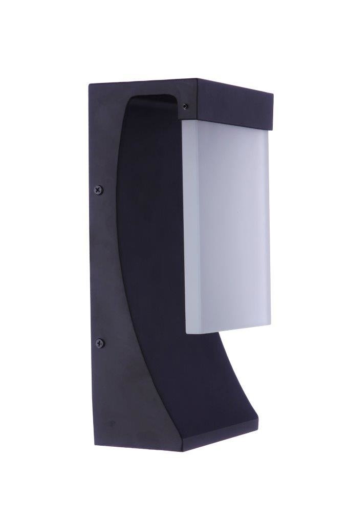 Vault 1 Light 12" LED Outdoor Wall Lantern in Midnight