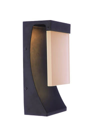 Vault 1 Light 12" LED Outdoor Wall Lantern in Midnight