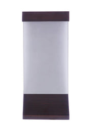 Vault 1 Light 15" LED Outdoor Wall Lantern in Aged Bronze Brushed