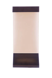 Vault 1 Light 15" LED Outdoor Wall Lantern in Aged Bronze Brushed