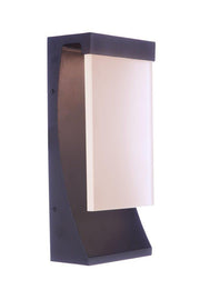Vault 1 Light 15" LED Outdoor Wall Lantern in Midnight