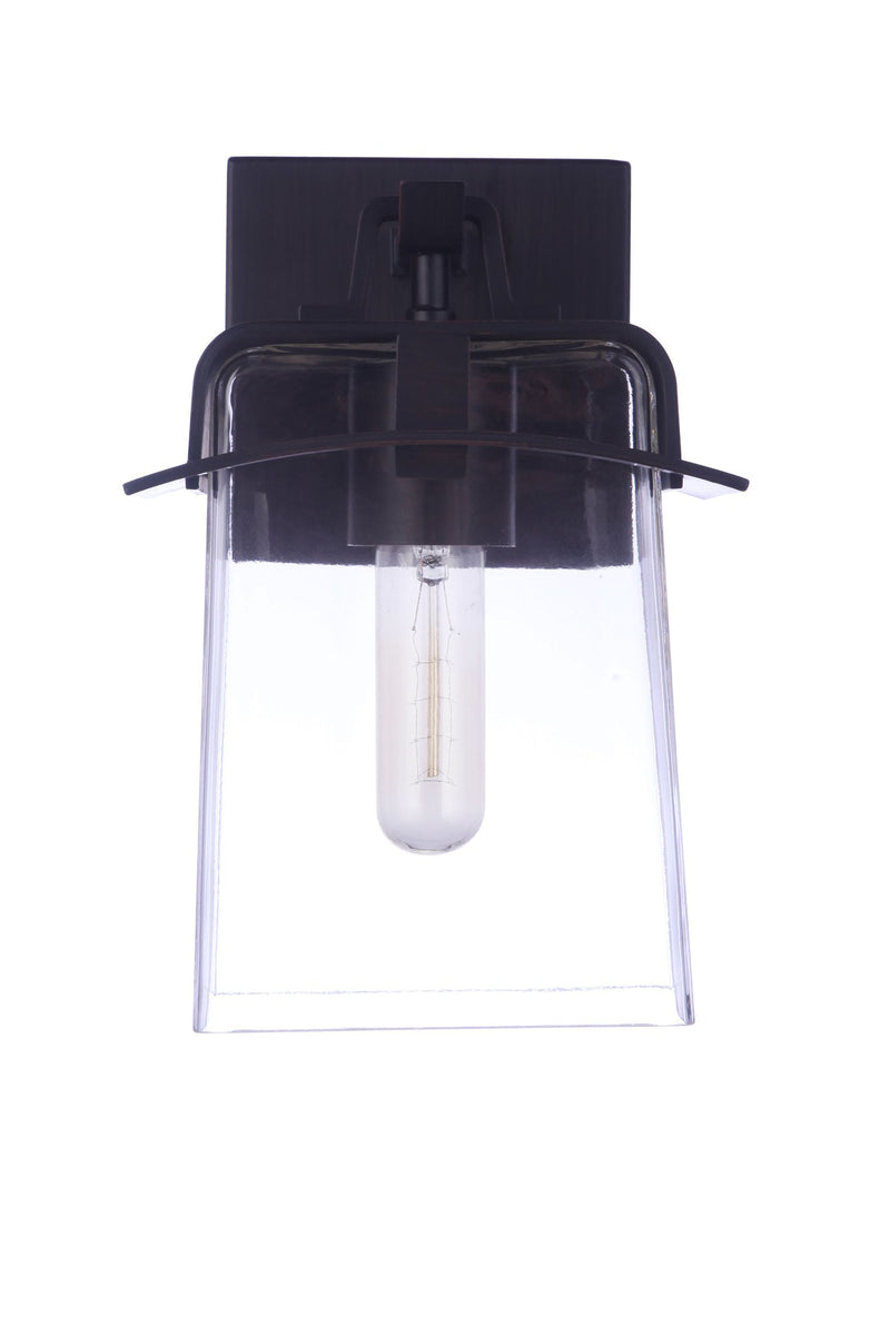 Smithy 1 Light 7" Small Outdoor Lantern in Aged Bronze Brushed