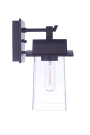 Smithy 1 Light 7" Small Outdoor Lantern in Aged Bronze Brushed