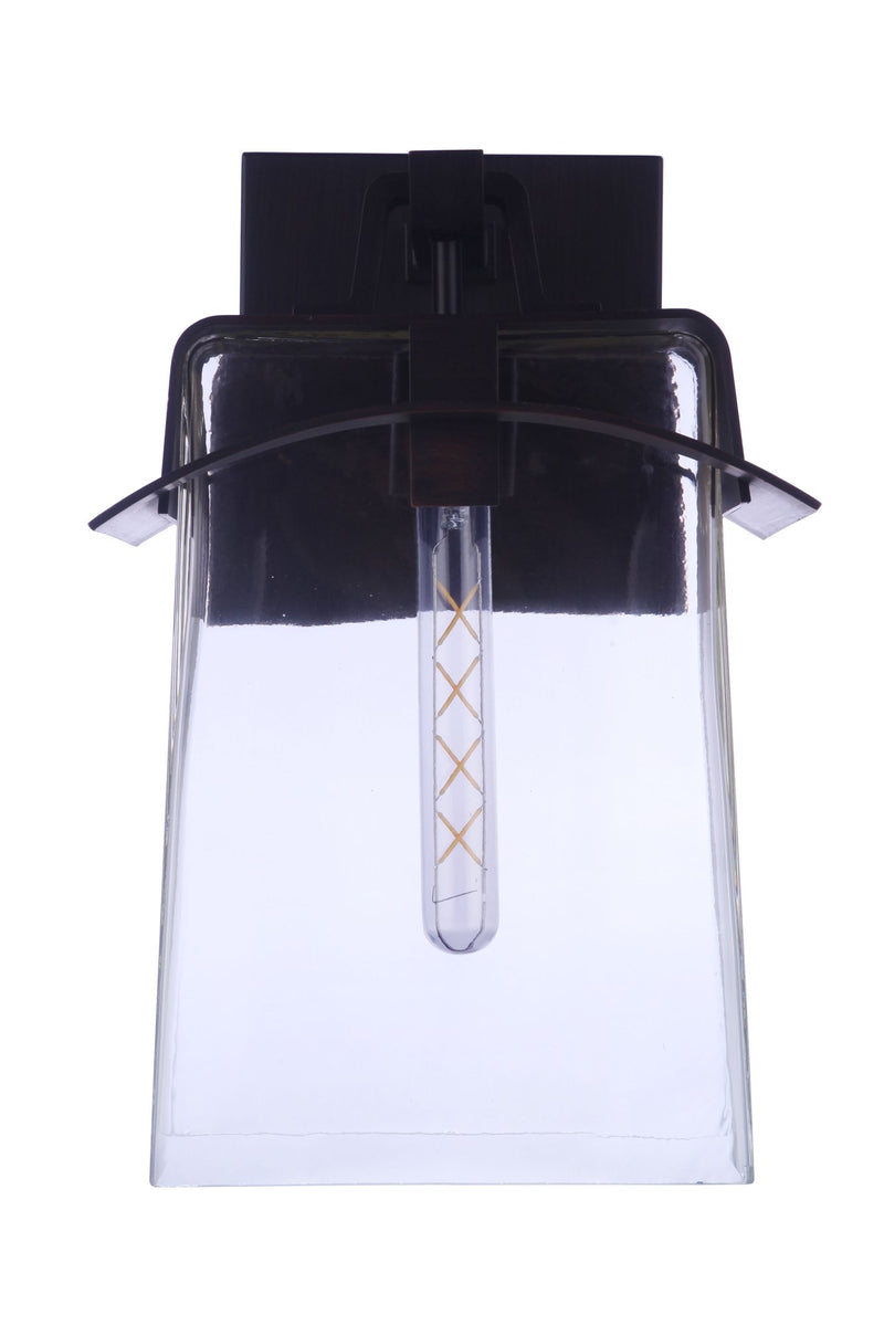 Smithy 1 Light 11" Large Outdoor Lantern in Aged Bronze Brushed