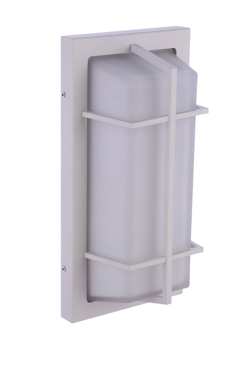 Outdoor Large Rectangular Bulkhead in Textured White