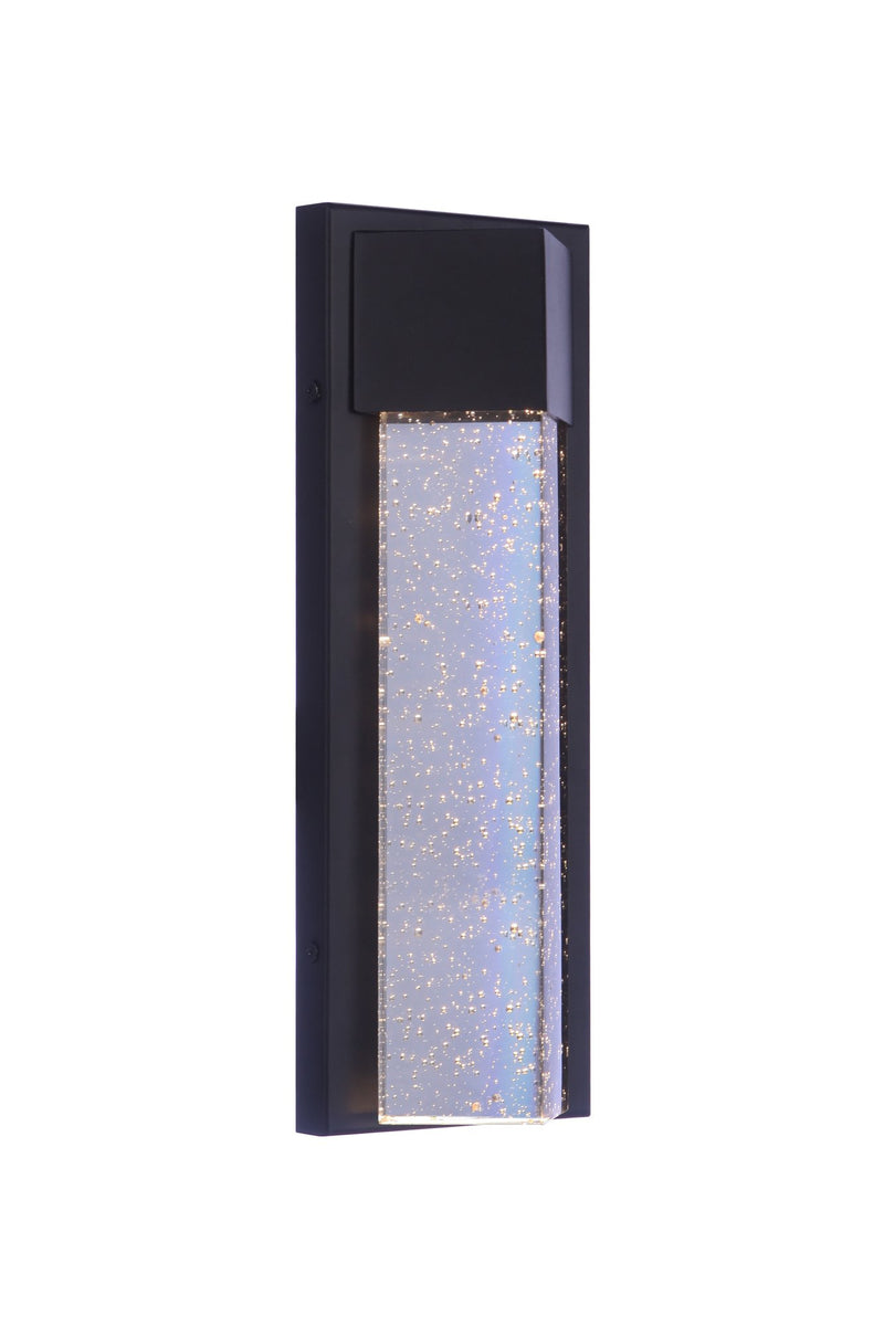 Tony Small Outdoor LED Pocket Sconce in Midnight