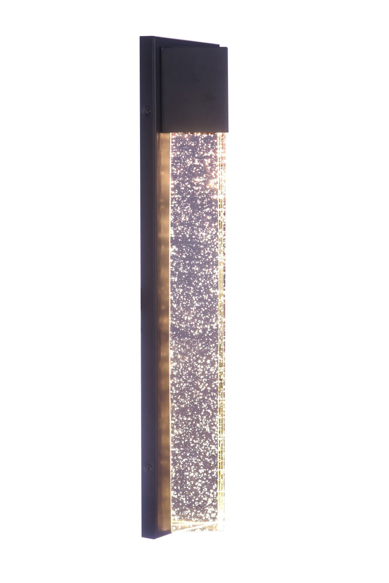 Tony Large Outdoor LED Pocket Sconce in Midnight