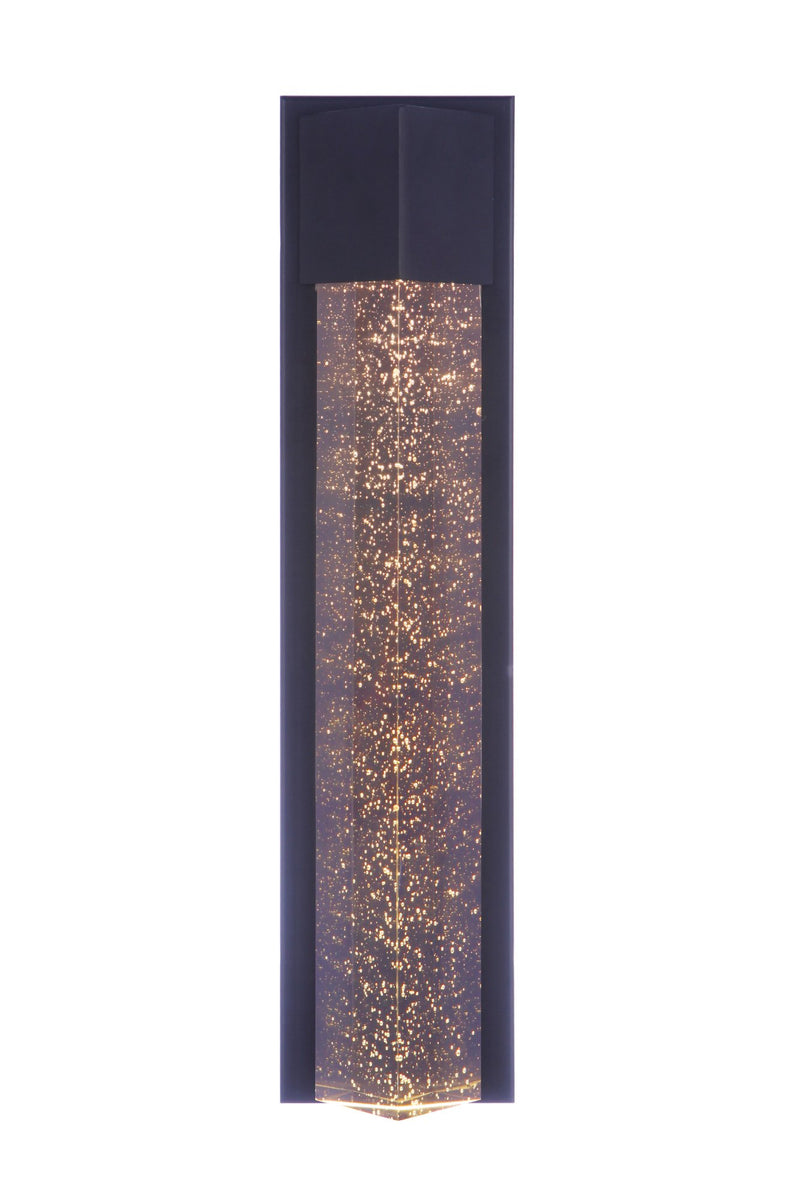 Tony Large Outdoor LED Pocket Sconce in Midnight