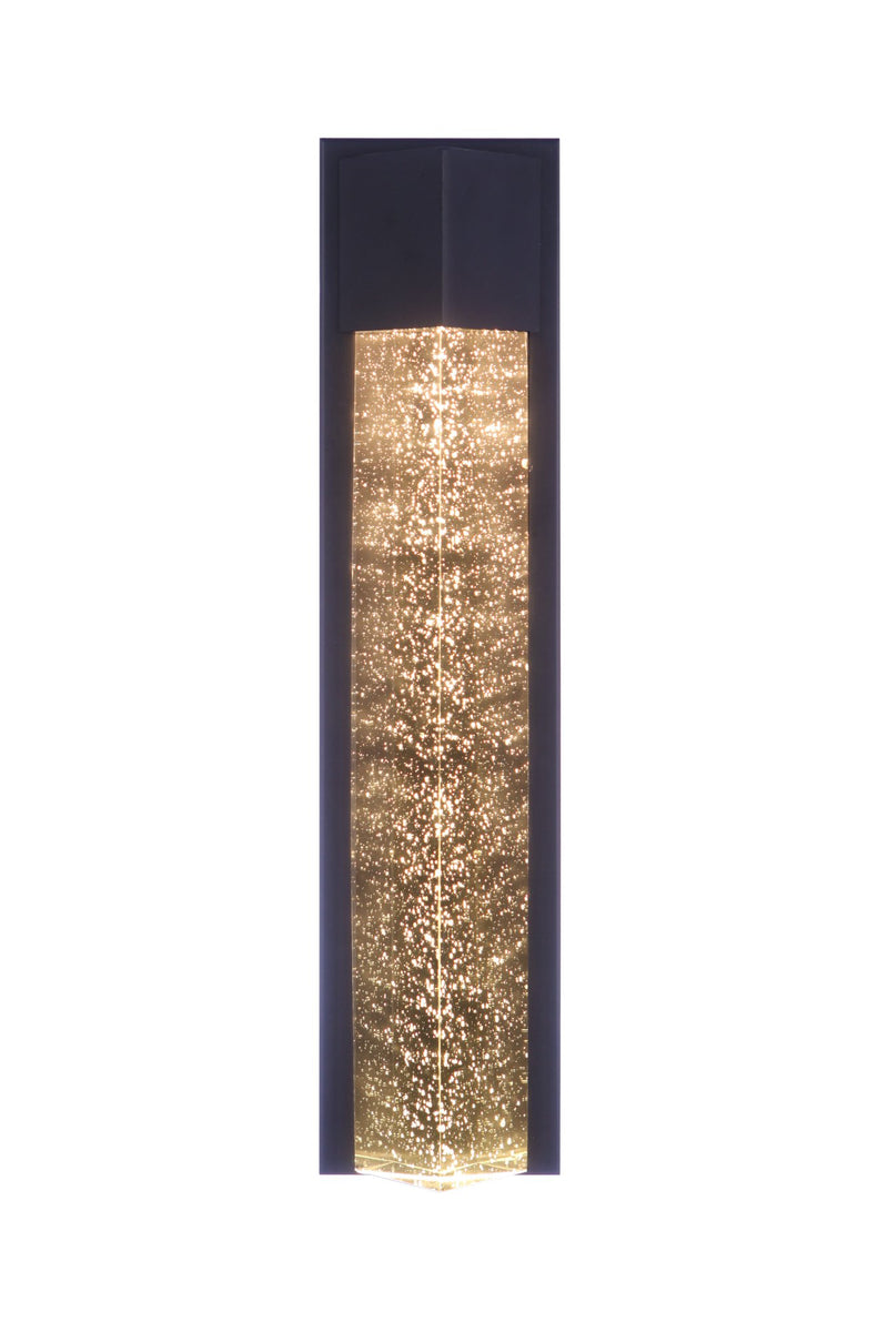 Tony Large Outdoor LED Pocket Sconce in Midnight