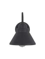 Resilience 1 Light 8" Outdoor Lantern with Motion Sensor in Textured Black