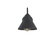 Resilience 1 Light 8" Outdoor Lantern with Motion Sensor in Textured Black