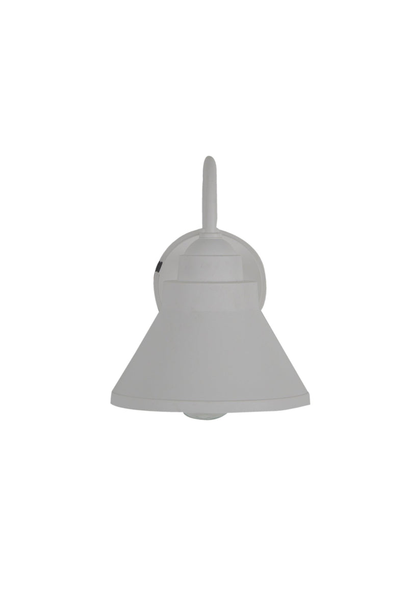 Resilience 1 Light 8" Outdoor Lantern with Motion Sensor in Textured White