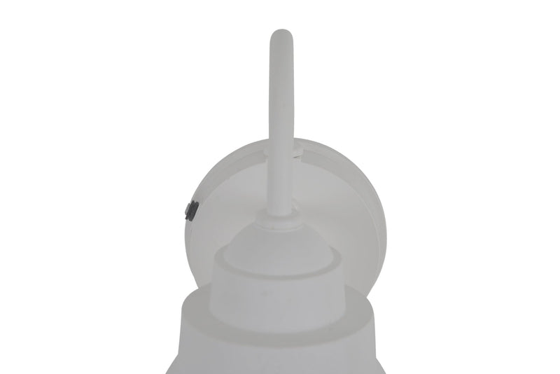 Resilience 1 Light 8" Outdoor Lantern with Motion Sensor in Textured White