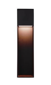 Nook 1 Light 21"H LED Outdoor Wall Lantern in Midnight