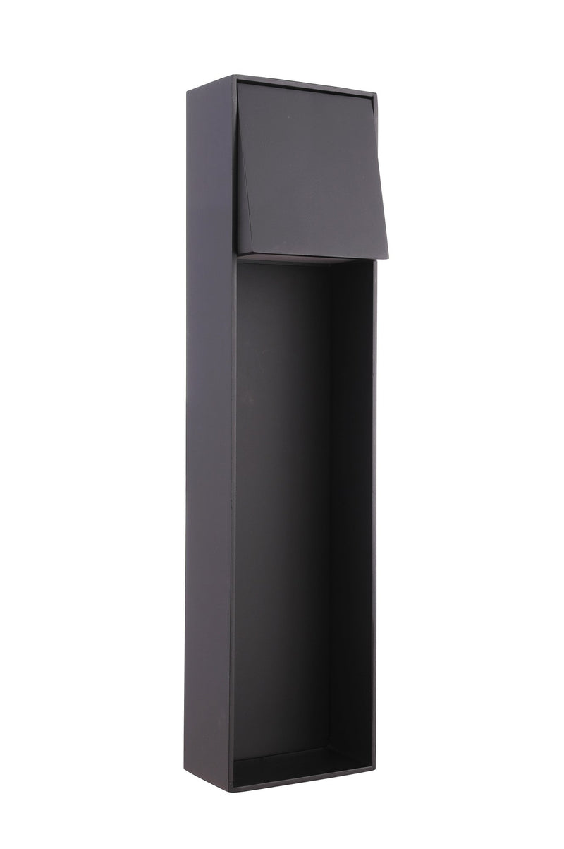 Nook 1 Light 21"H LED Outdoor Wall Lantern in Midnight