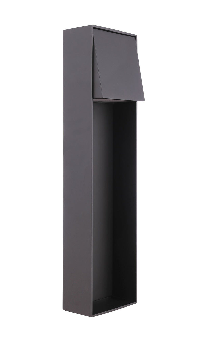 Nook 1 Light 21"H LED Outdoor Wall Lantern in Midnight