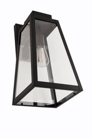Sorano 1 Light 16.75" Outdoor Wall Lantern in Textured Black