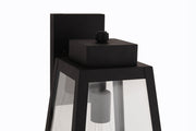 Sorano 1 Light 16.75" Outdoor Wall Lantern in Textured Black