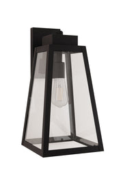 Sorano 1 Light 16.75" Outdoor Wall Lantern in Textured Black