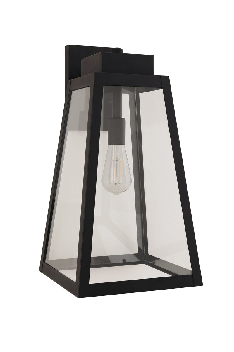 Sorano 1 Light 19.63" Outdoor Wall Lantern in Textured Black