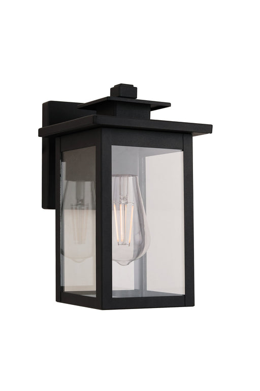 Rock Creek 1 Light 10.25" Outdoor Wall Lantern in Textured Black