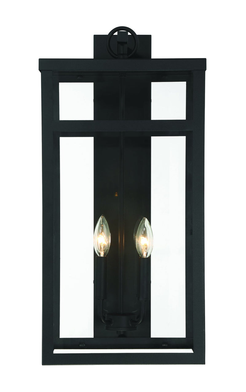 O'Neal 25.5" 4 Light Outdoor Wall Lantern in Textured Black