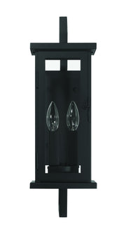 Jordan 2 Light 6.5" Outdoor Wall Lantern in Textured Black