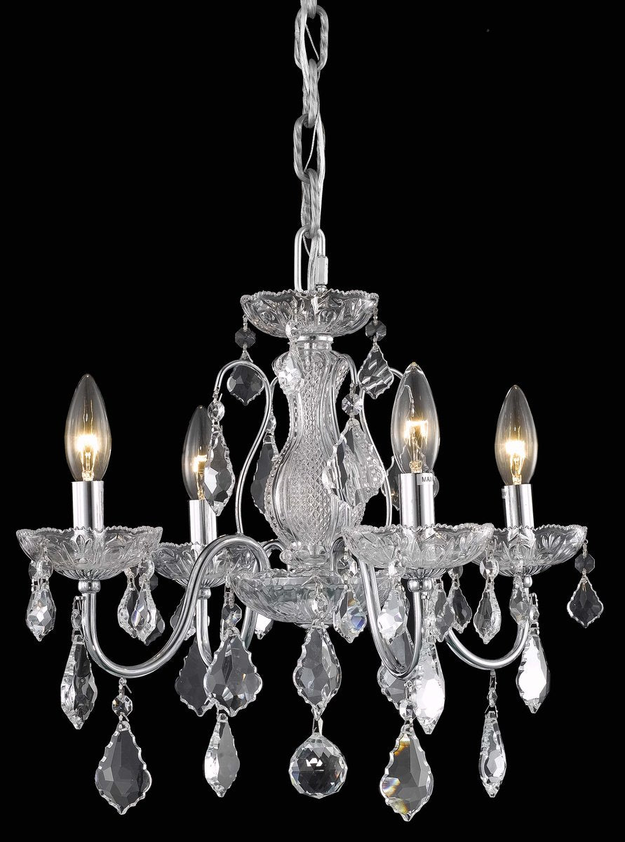Xavier 6-Light 35" Chandelier in Black