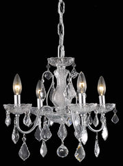 Resolute 4-Light 11" Wide Linear Chandelier in Black
