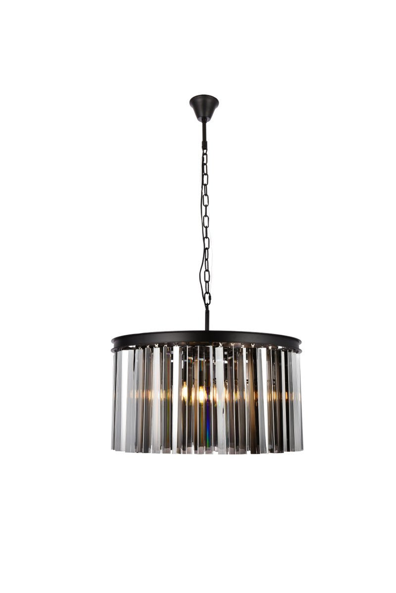 Madison 4-Light 14" Pendant in Matte Black