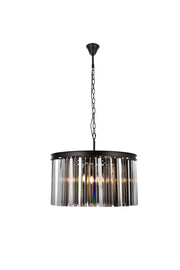 Sydney 20" 9-Light Flush Mount 1231F20 in Polished Nickel