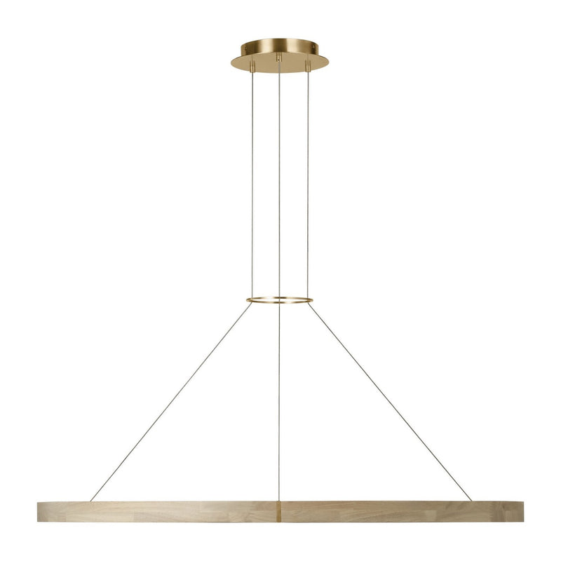 Ashok 49 Pendant in Hand Rubbed Antique Brass