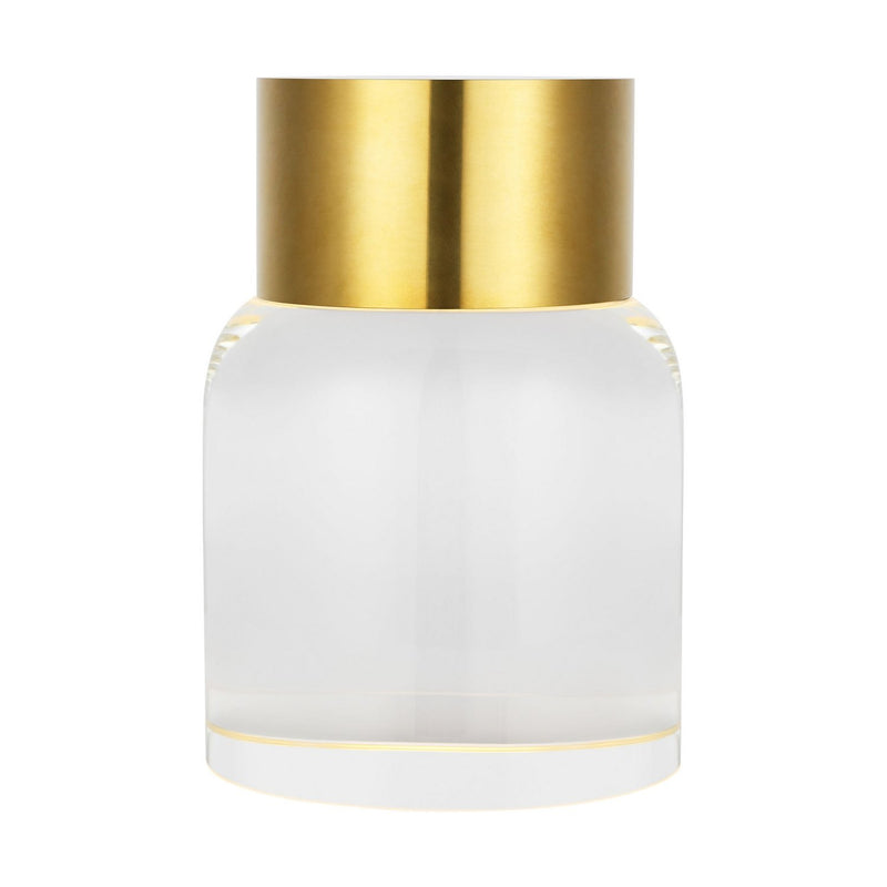 Caspe 7 Rechargeable Table Lamp in Hand Rubbed Antique Brass