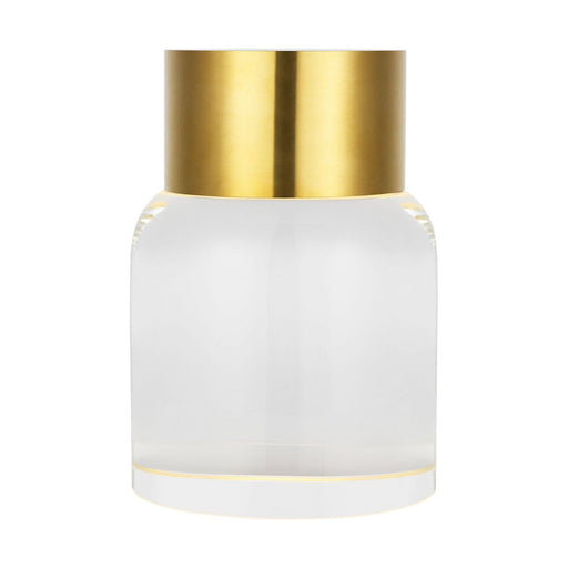 Caspe 7 Rechargeable Table Lamp in Hand Rubbed Antique Brass