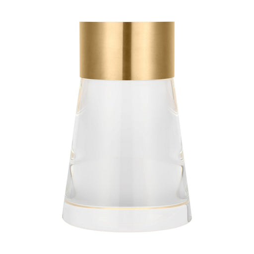 Caspe 8 Rechargeable Table Lamp in Hand Rubbed Antique Brass