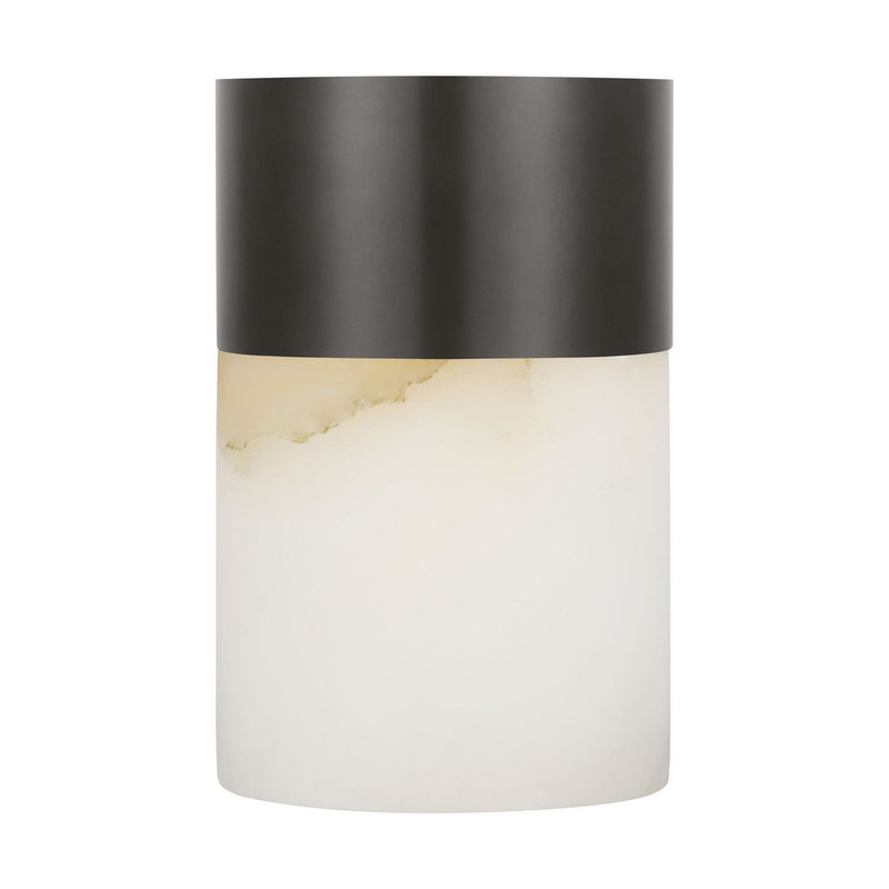 Caspe Alabaster 6 Rechargeable Table Lamp in Bronze