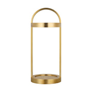 Cerne 17 Rechargeable Table Lamp in Hand Rubbed Antique Brass
