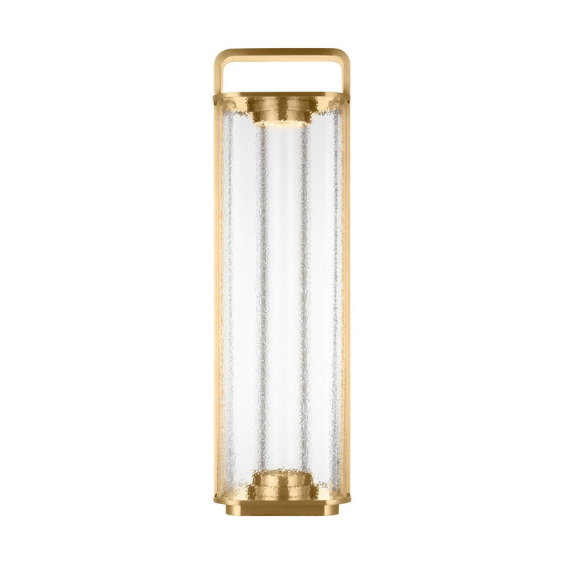 Flacara 24 Rechargeable Lantern Table Lamp in Hand Rubbed Antique Brass