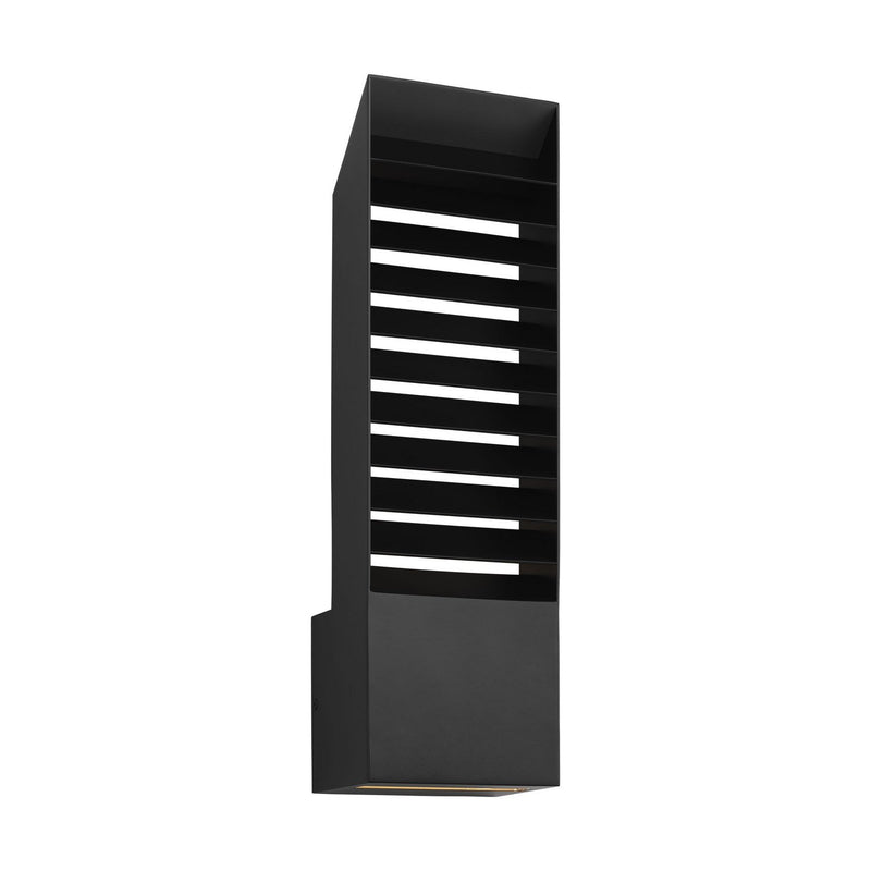 Lamel 19 Outdoor Wall Sconce in Outdoor Black