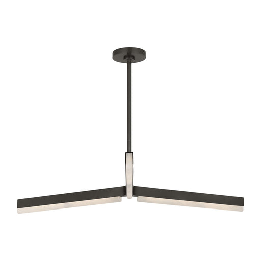 Linea 42 Chandelier in Bronze